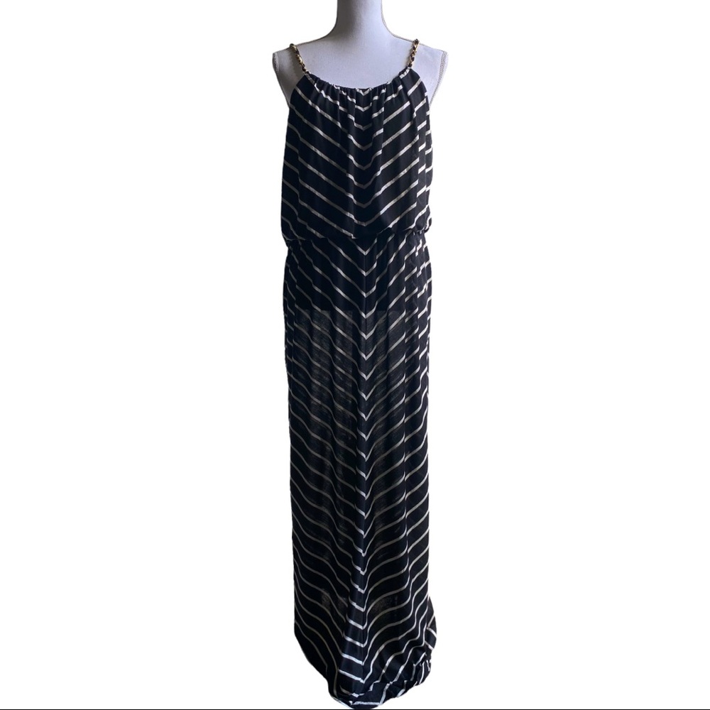 AMANDA CHARLES STRIPE DRESS